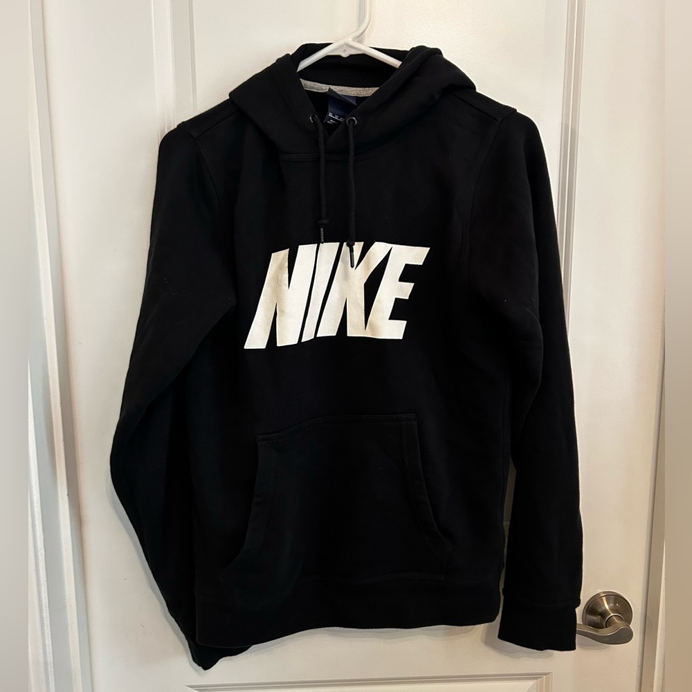 Black and white Nike Hoodie